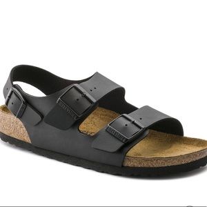 Birkenstock Milano (Birko-Flor) with ankle strap